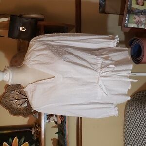 NWT A NEW DAY sheer top size large